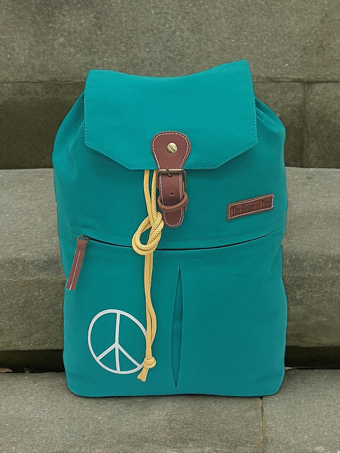 

The House of Tara Canvas Backpack, Green