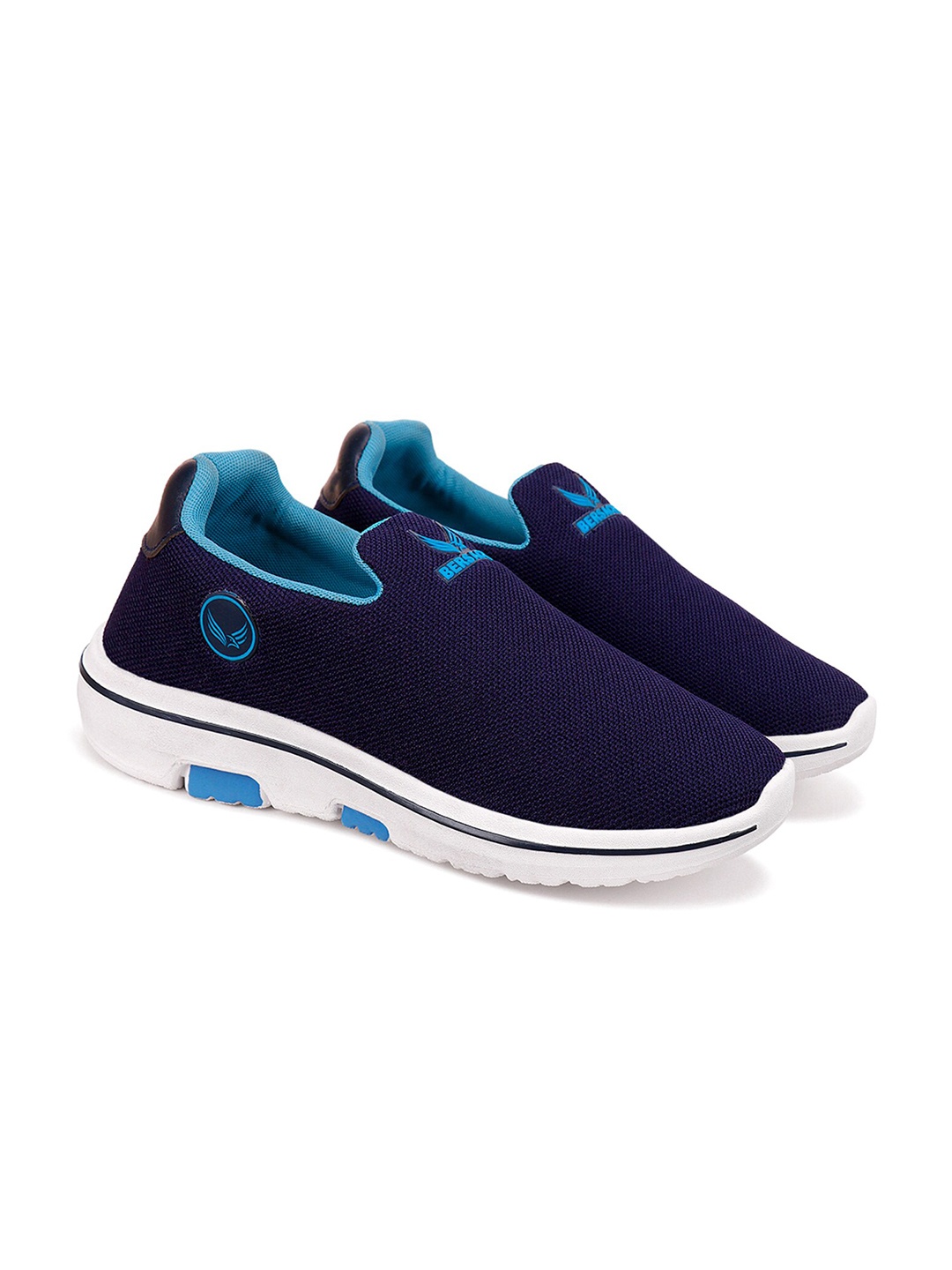 

BERSACHE Men Long Distance Running Sports Shoes, Blue