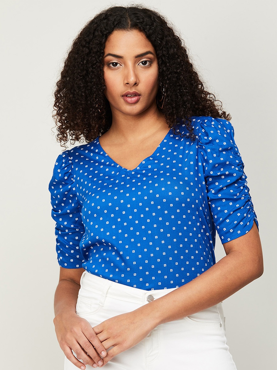 

Fame Forever by Lifestyle Blue Print Top