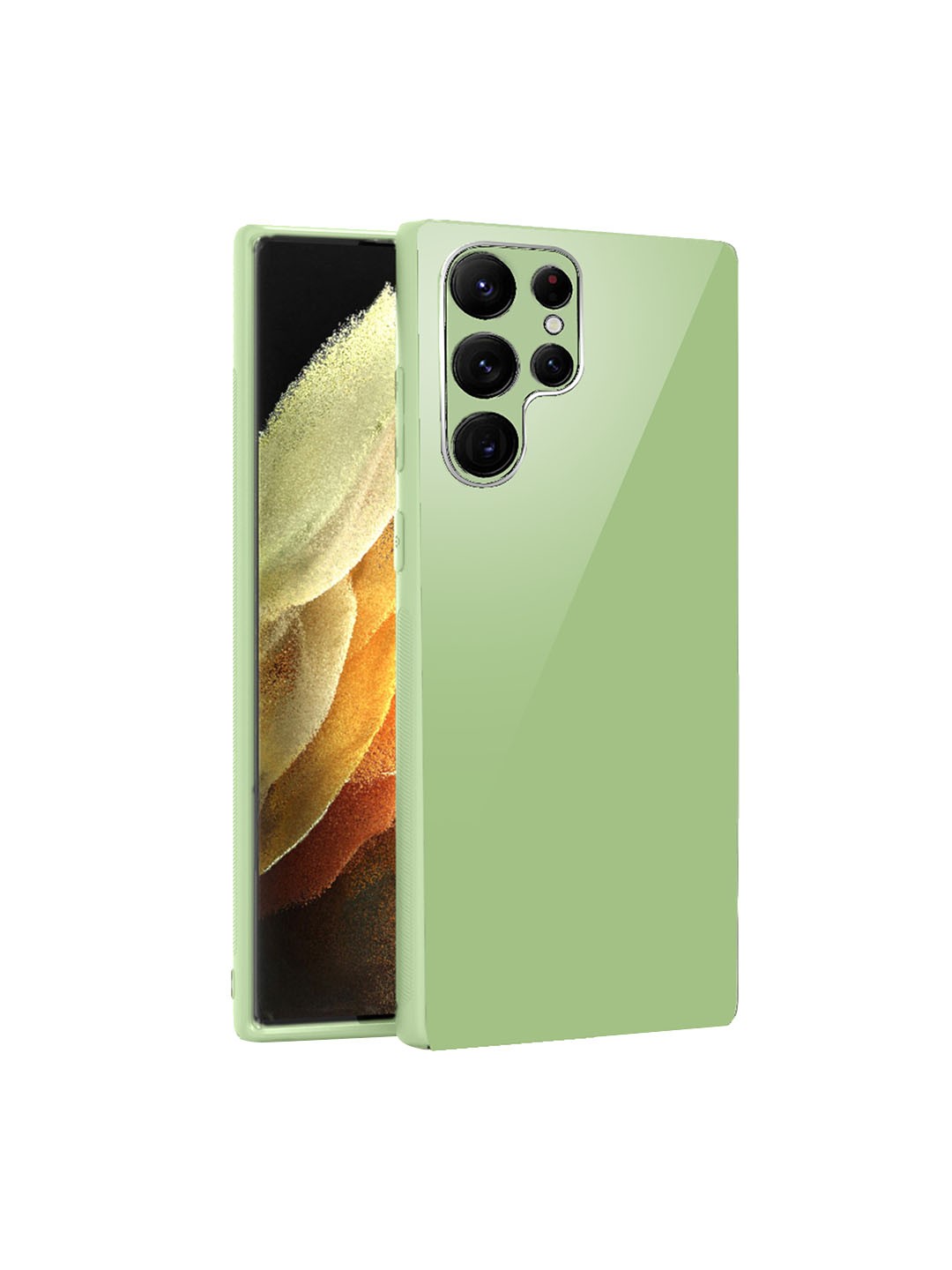 

Karwan Shock Proof Samsung Galaxy S22Ultra Phone Back Cover, Green