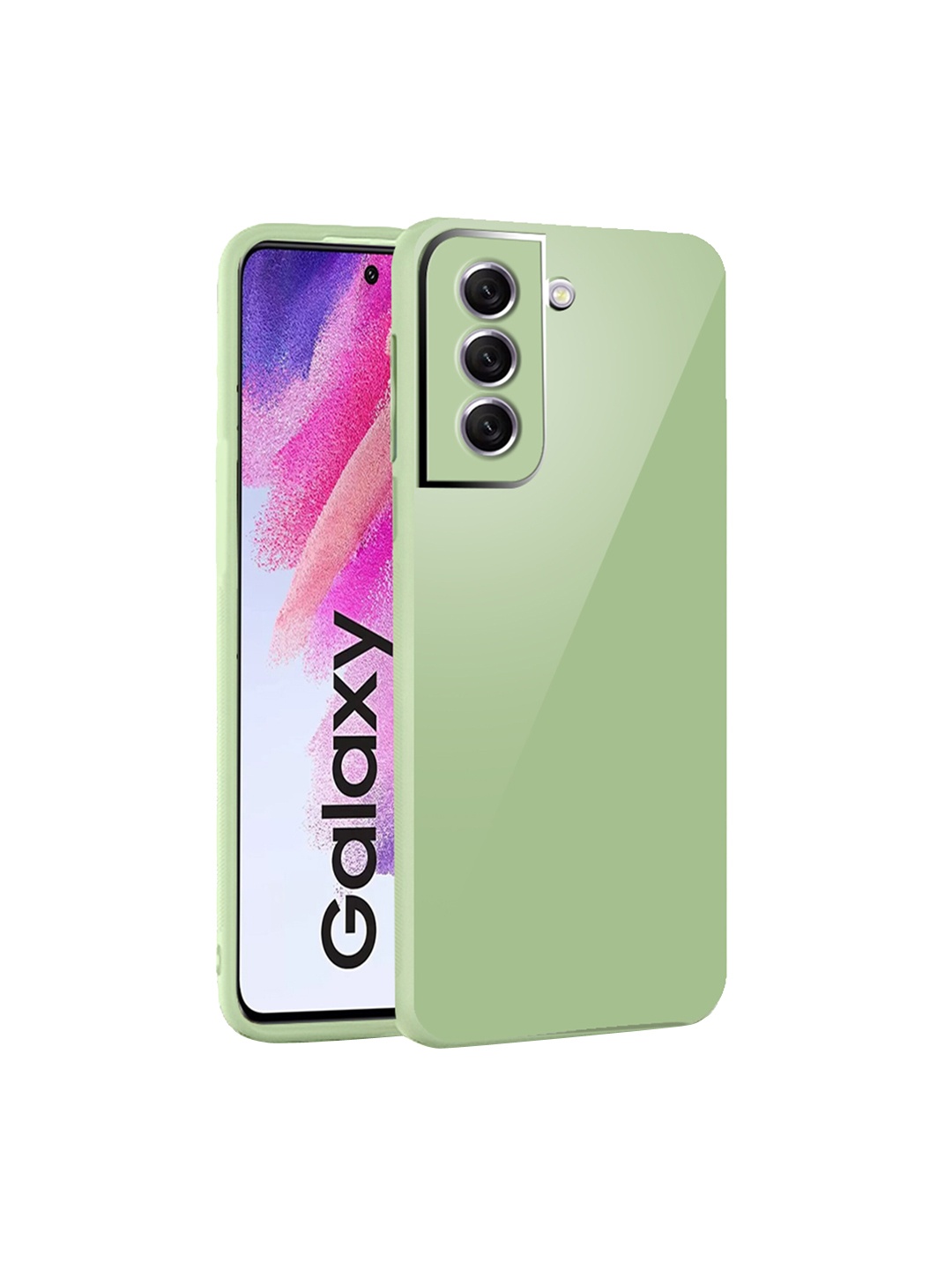 

Karwan Shock Proof Samsung Galaxy S21FE Phone Back Cover, Green