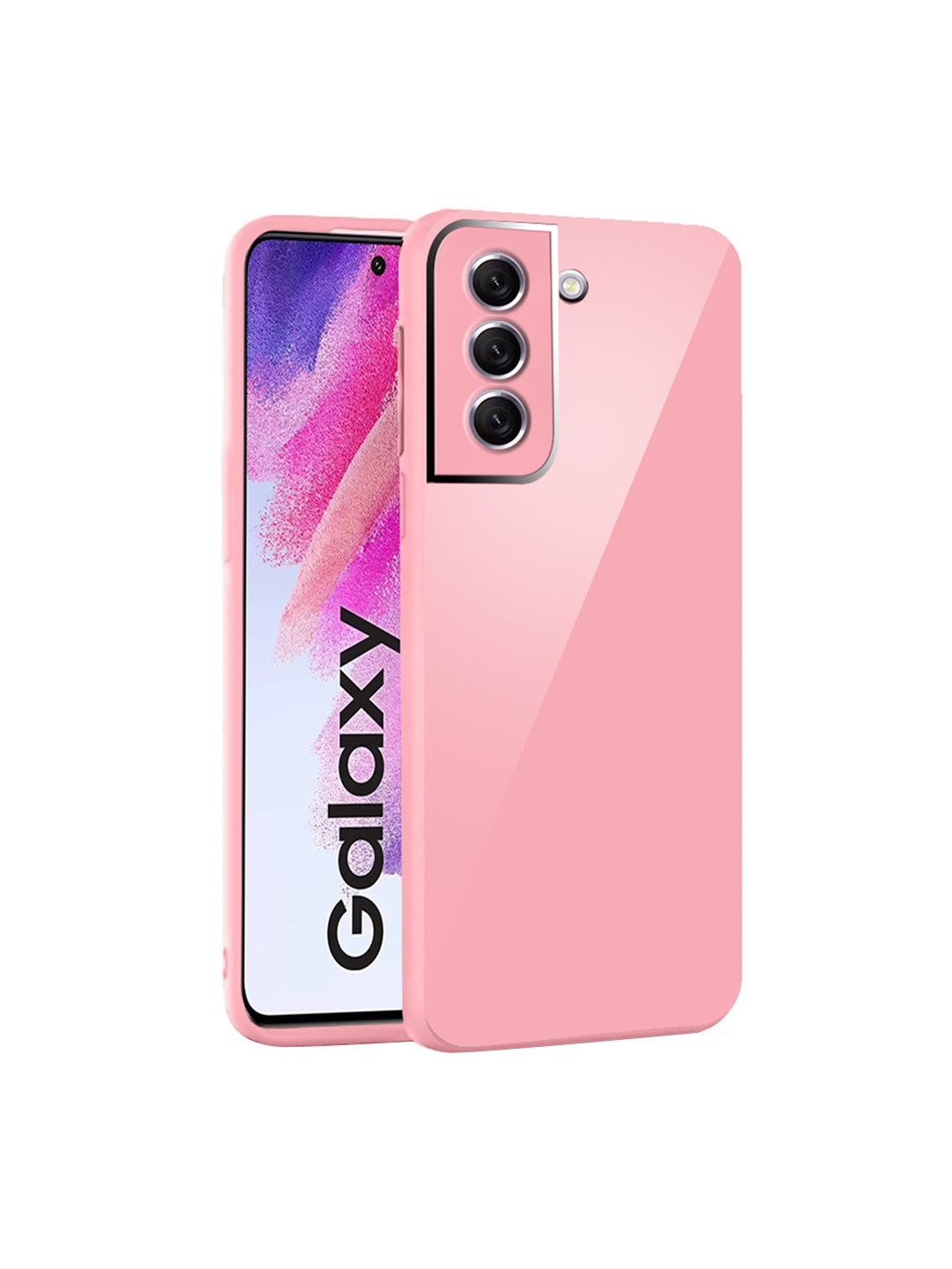 

Karwan Samsung Galaxy S21 FE Shock Proof Phone Back Cover, Pink