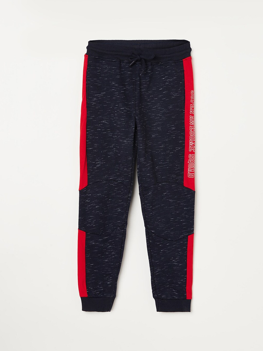 

Fame Forever by Lifestyle Boys Printed Cotton Joggers, Navy blue