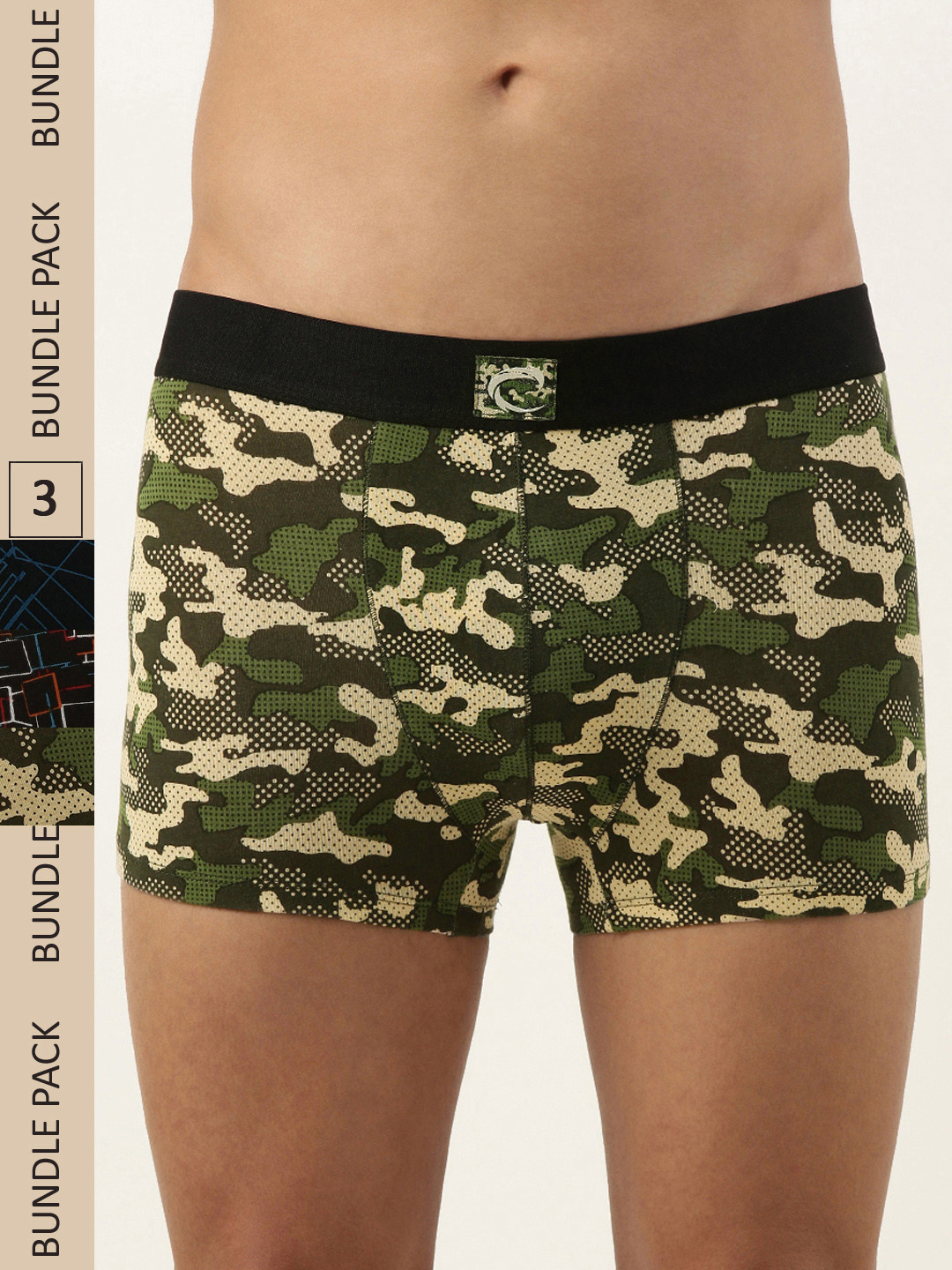 

Chromozome Men Pack of 3 Printed Ultra-Premium Micro-Modal Trunks 8902733625074, Multi