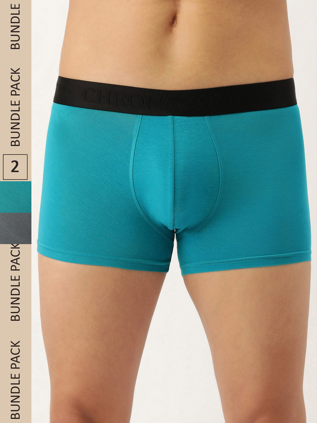 

Chromozome Men Pack Of 2 Trunks 8902733628518-MULTI 2, Blue