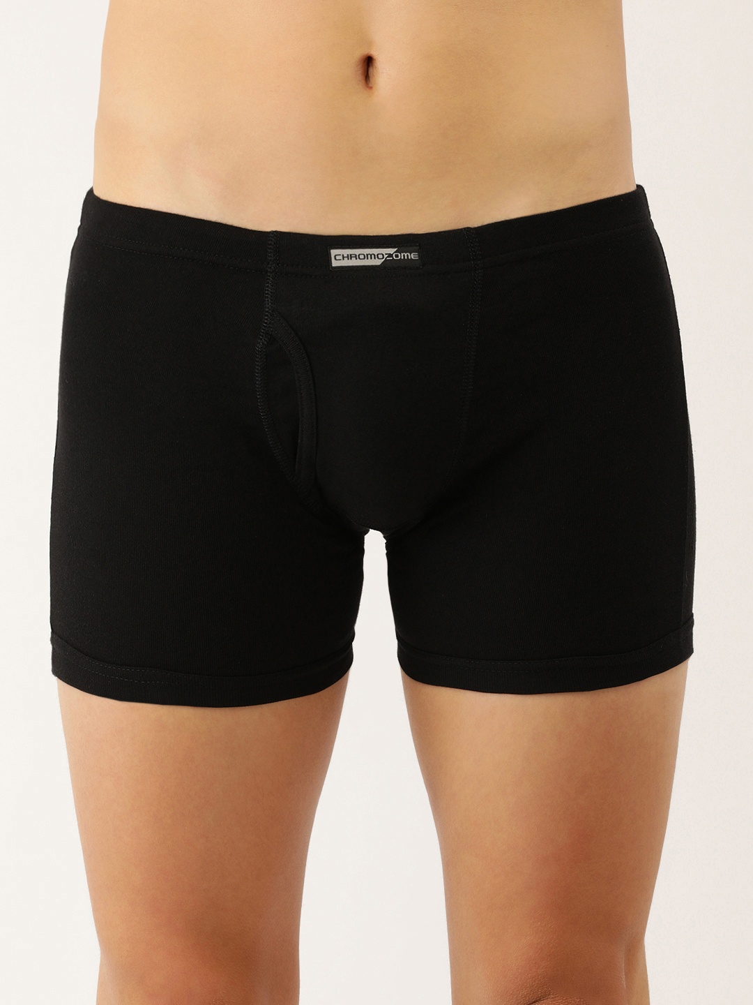 

Chromozome Men Mid-Rise Pure Cotton Premium Trunks 8902733629317, Black