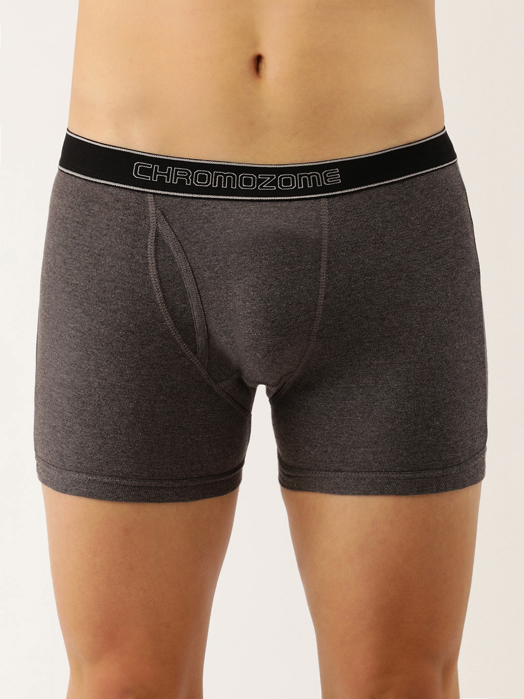 

Chromozome Men Mid-Rise Pure Cotton Premium Trunks 8902733630351, Charcoal
