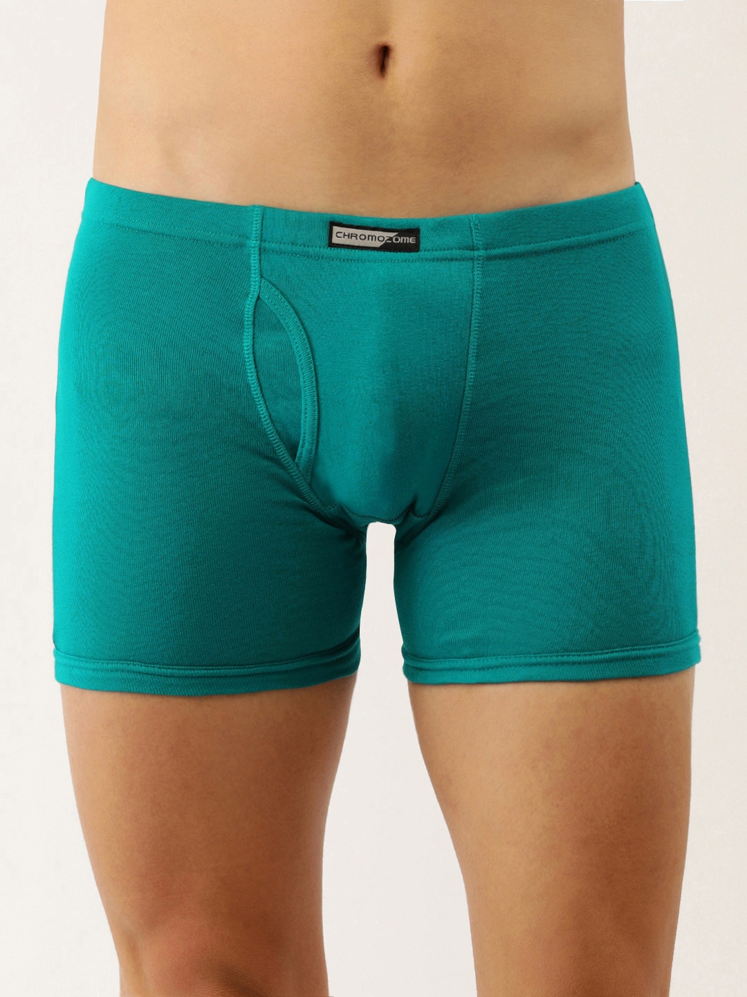 

Chromozome Men Mid-Rise Pure Cotton Premium Trunks 8902733629270, Turquoise blue