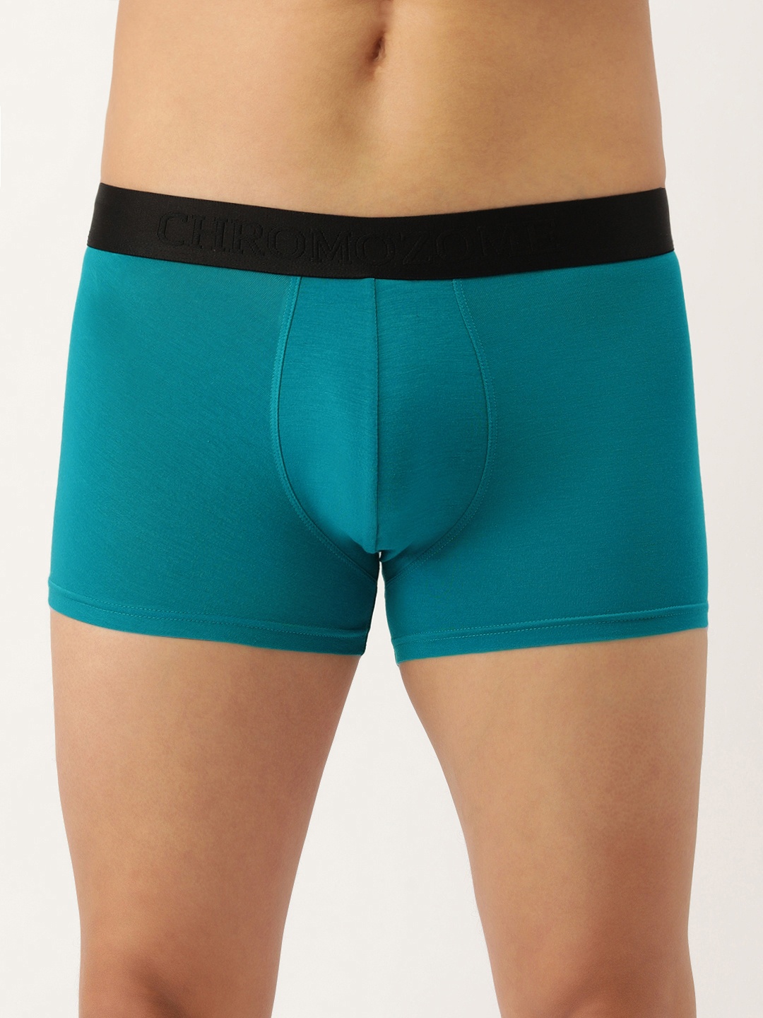 

Chromozome Men Solid Trunks 8902733628273-Cyan, Turquoise blue