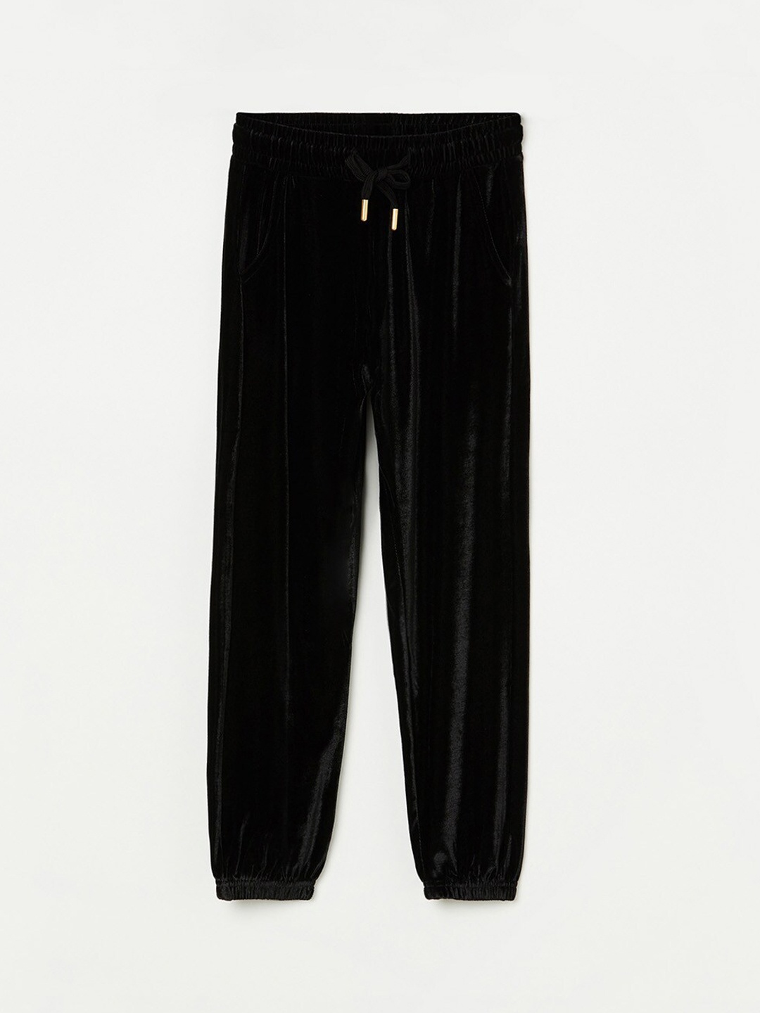 

Fame Forever by Lifestyle Girls Velvet Joggers, Black