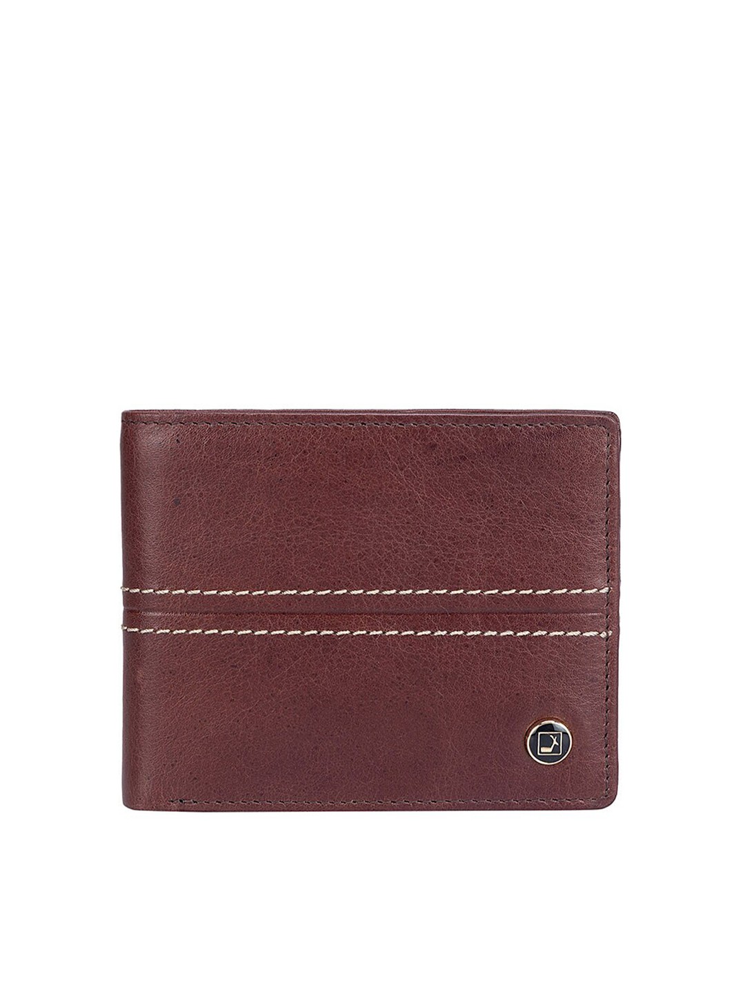 

Da Milano Men Leather Two Fold Wallet, Brown