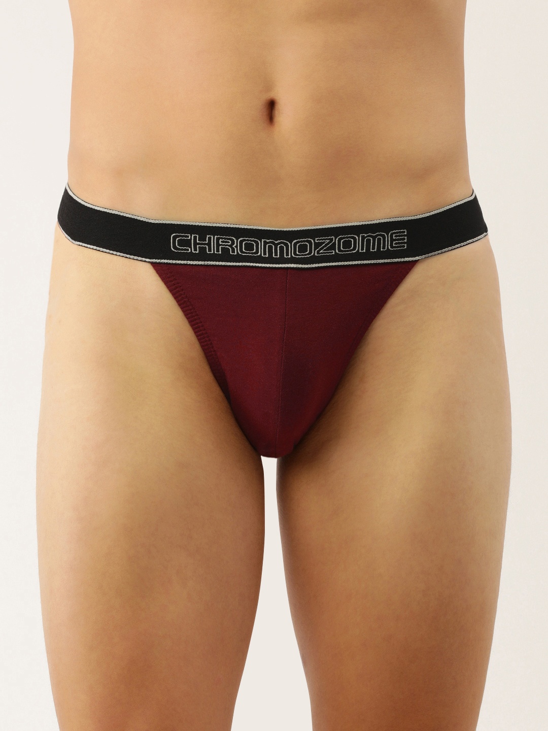 

Chromozome Men Solid Premium Pure Cotton Tanga Brief 8902733625791, Maroon