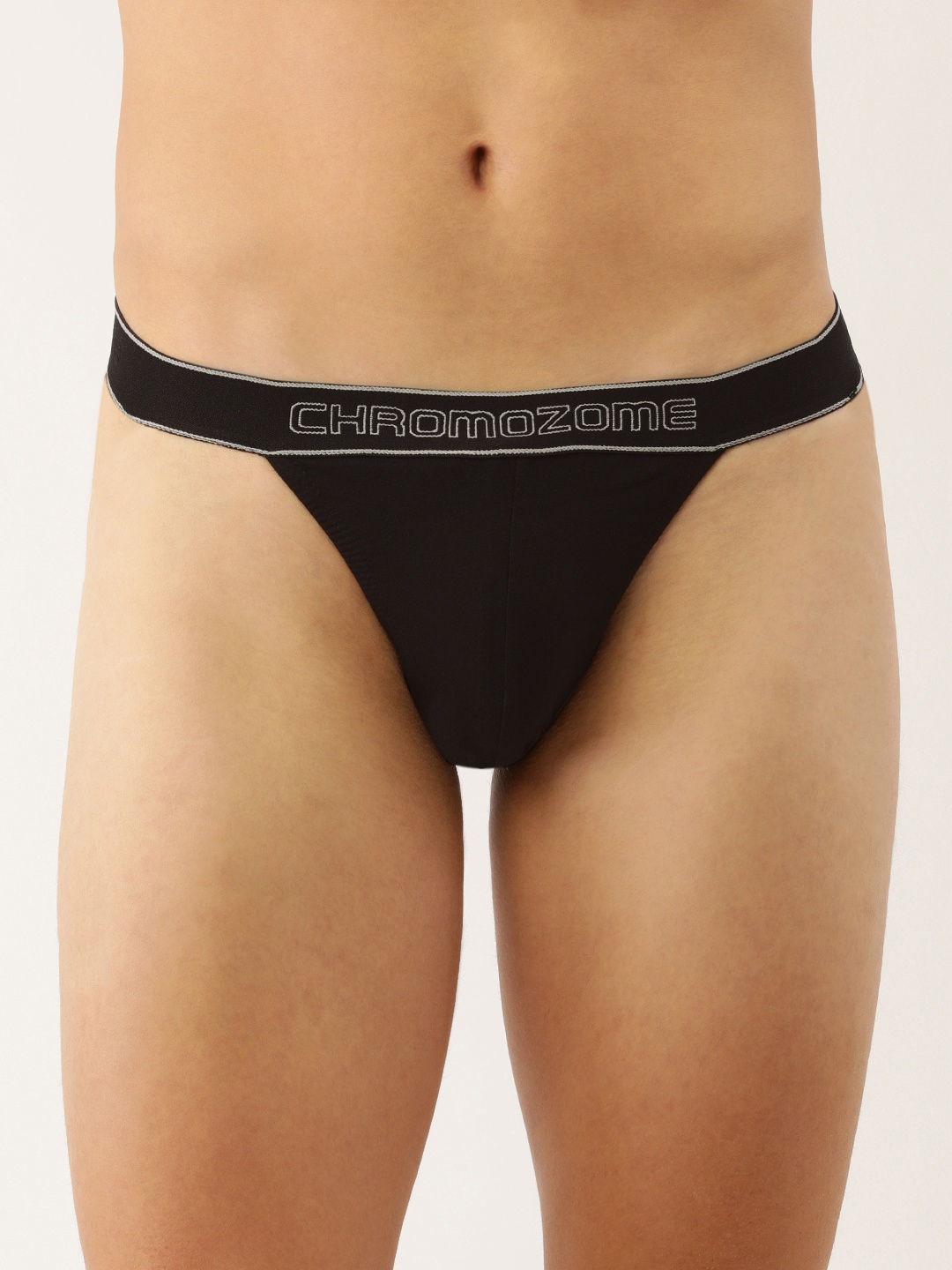 

Chromozome Men Pure Cotton Premium Tanga Brief 8902733625715, Black