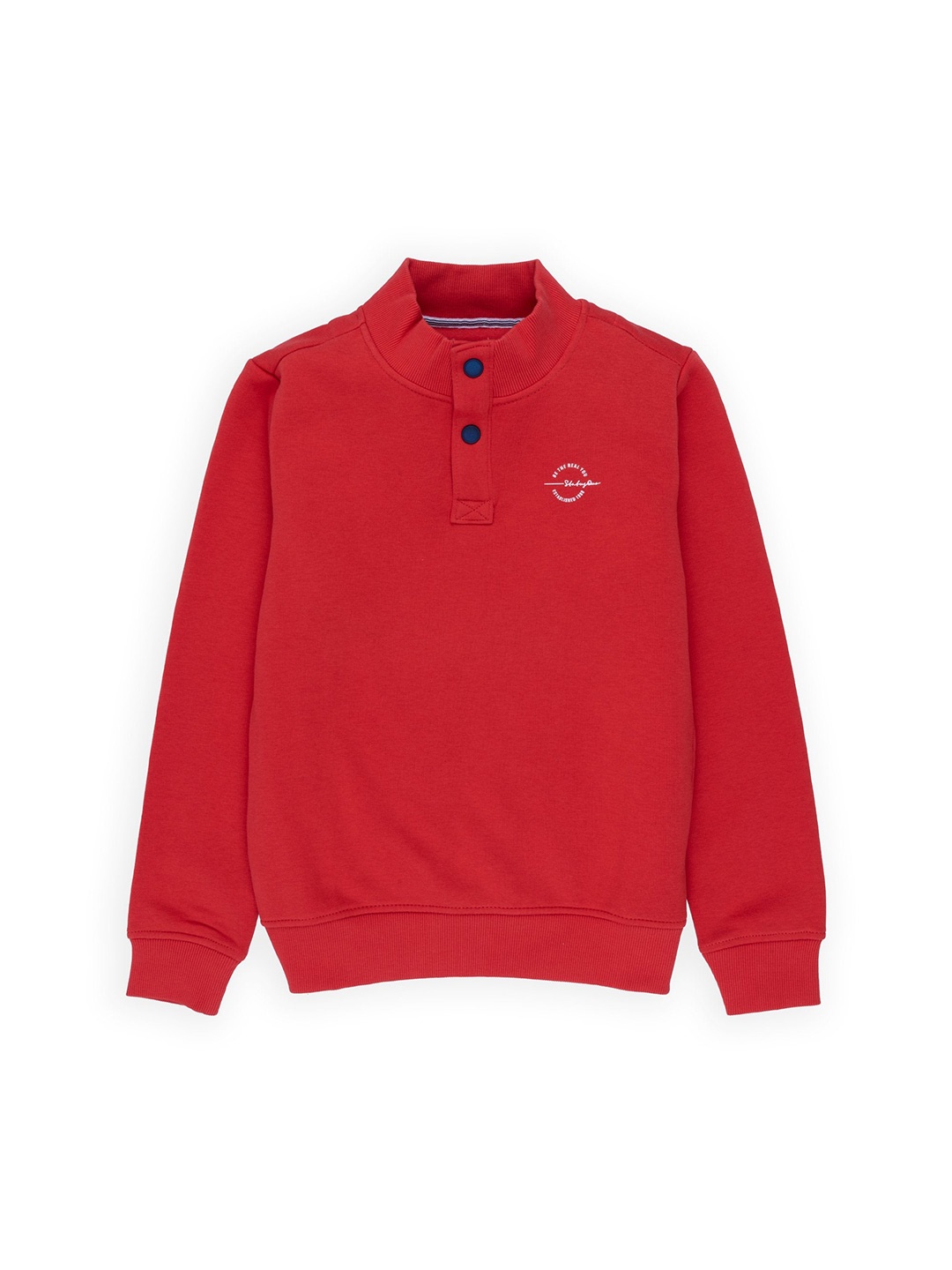 

Status Quo Boys High Neck Cotton Sweatshirt, Pink