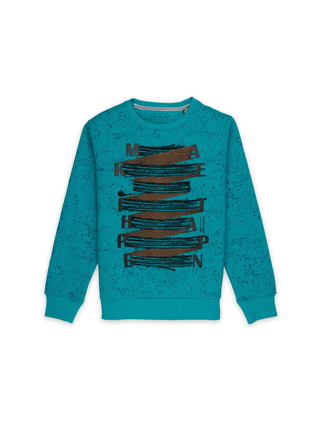

Status Quo Boys Blue Printed Sweatshirt