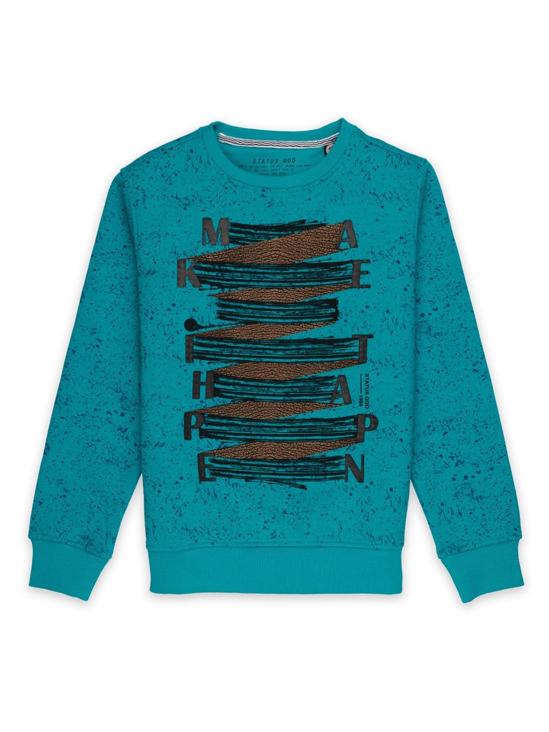 

Status Quo Boys Blue Printed Sweatshirt