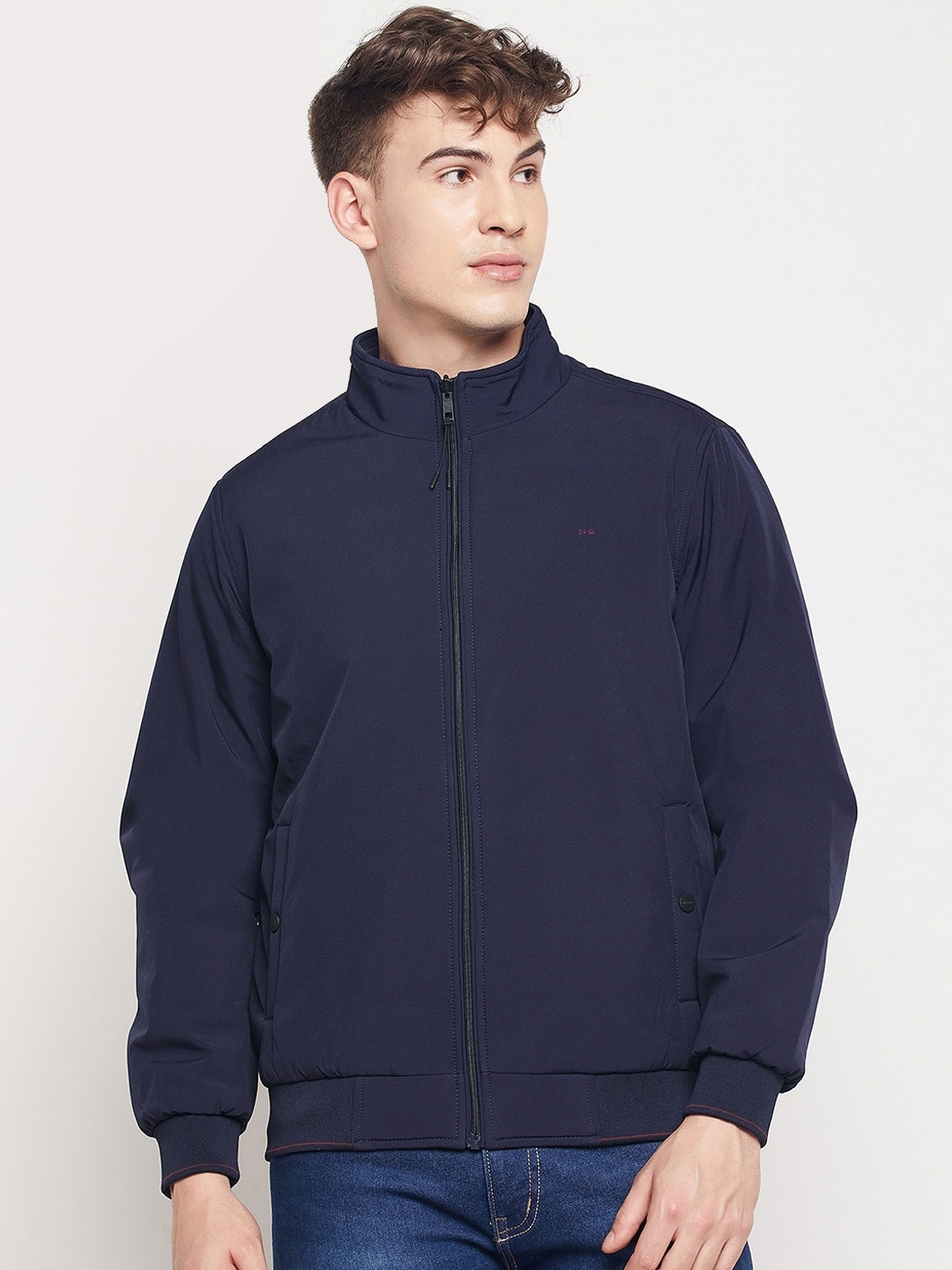 

Okane Men Reversible Bomber Jacket, Navy blue