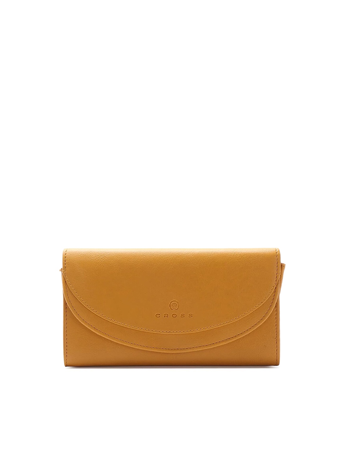 

Cross Women Yellow & Beige Two Fold Wallet
