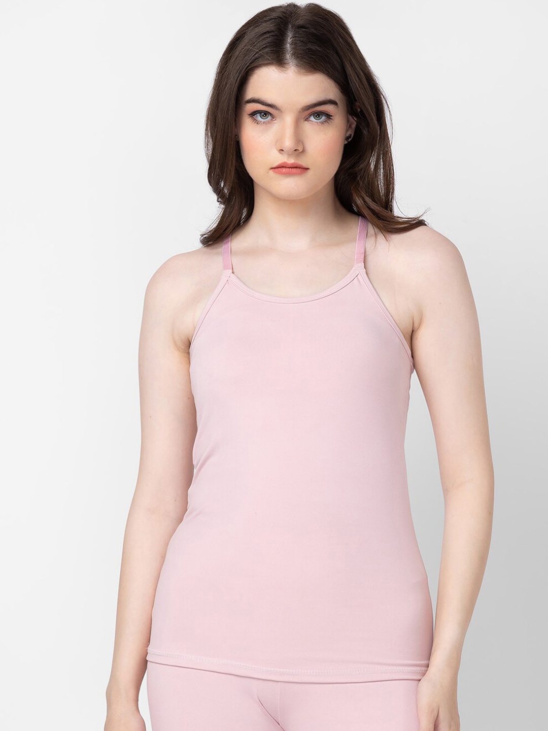 

Candyskin Non Padded Adjustable Strap Camisole, Pink