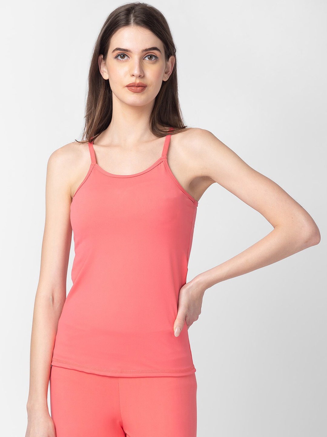 

Candyskin Non Padded Adjustable Strap Camisole, Peach