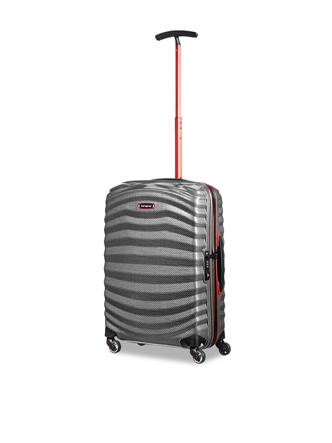 

Samsonite Textured Hard-Sided Cabin Trolley Bag, Grey