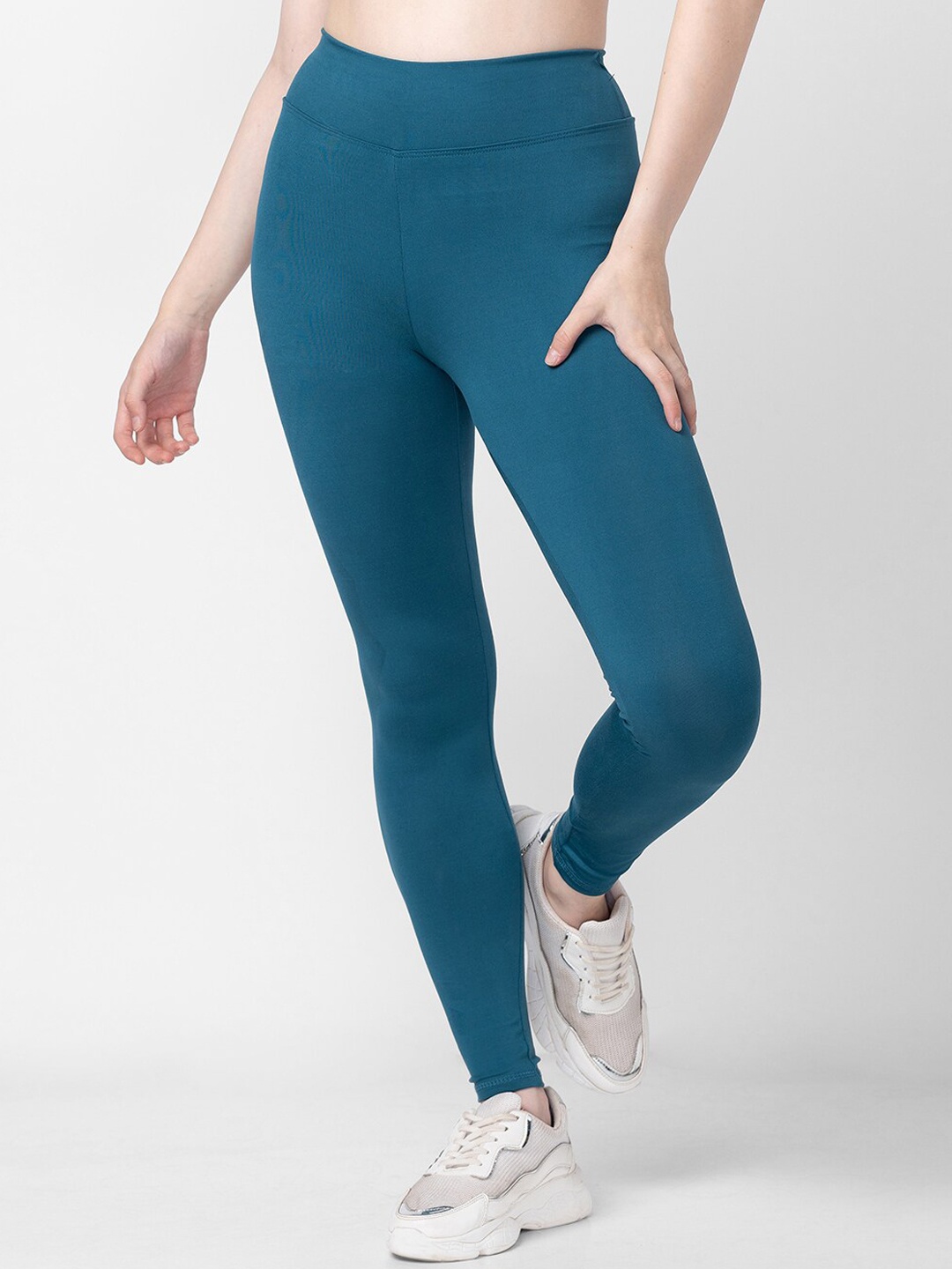 

Candyskin Women Dry-Fit Stretchable Yoga & Gym Tights, Teal