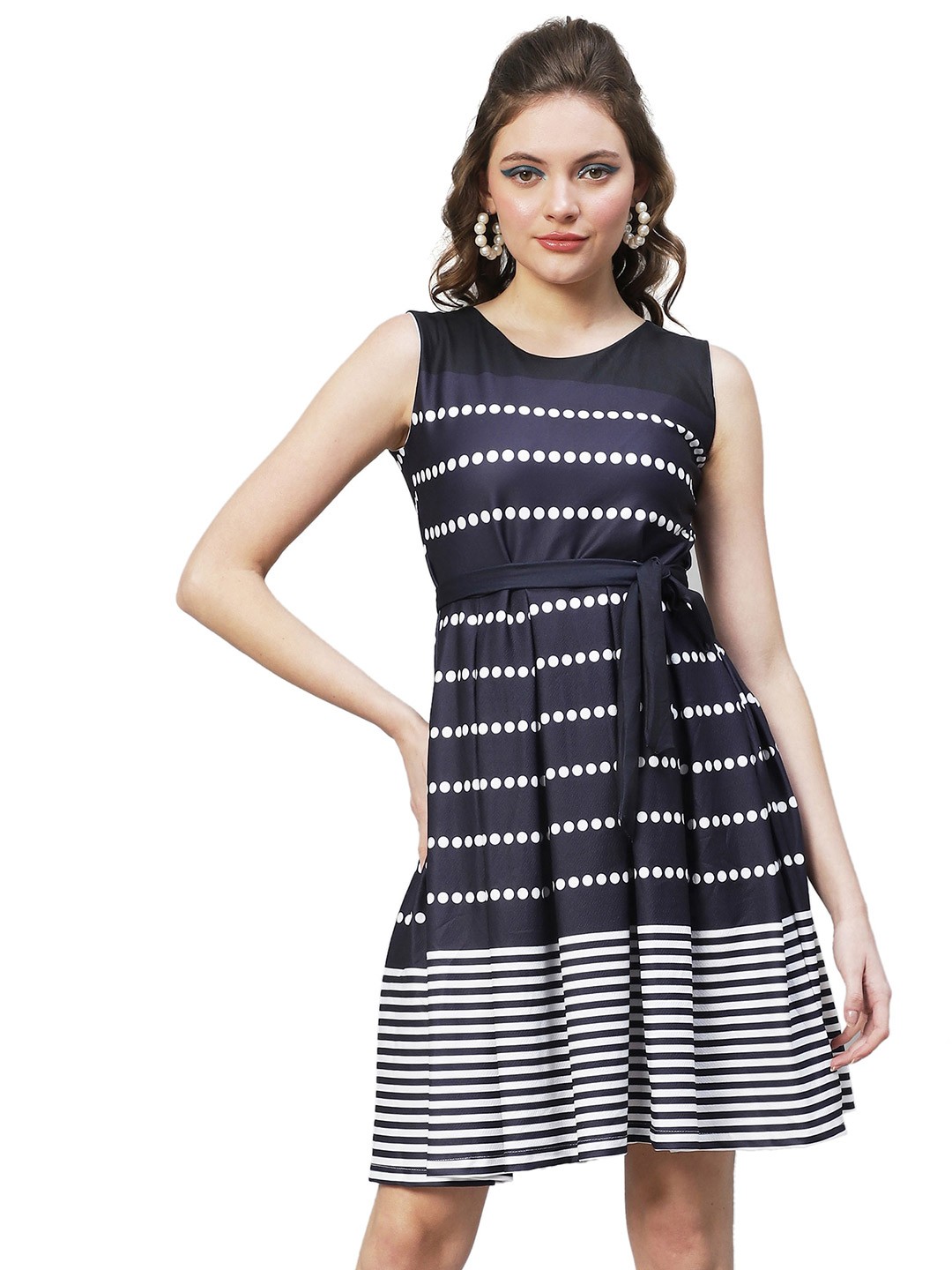 

eshami A-Line Dress, Blue