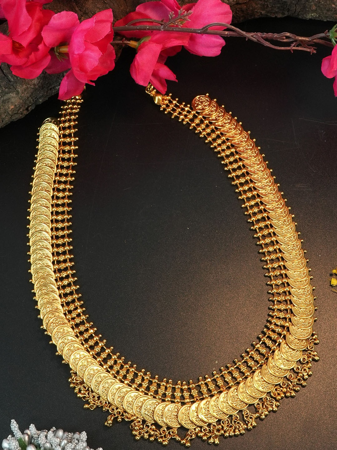 

GRIIHAM Gold-Plated Beaded Kasu Necklace