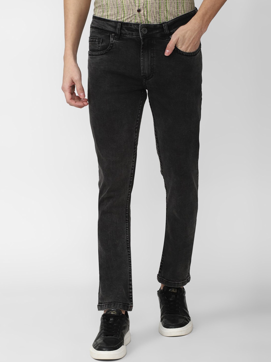 

Peter England Casuals Men Non Stretchable Skinny Fit Jeans, Grey