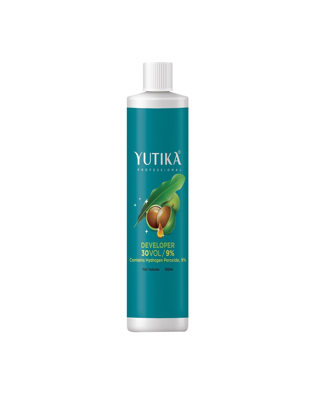 

YUTIKA Professional 30 Volume 9% Hydrogen Peroxide Hair Developer - 150 ml, White