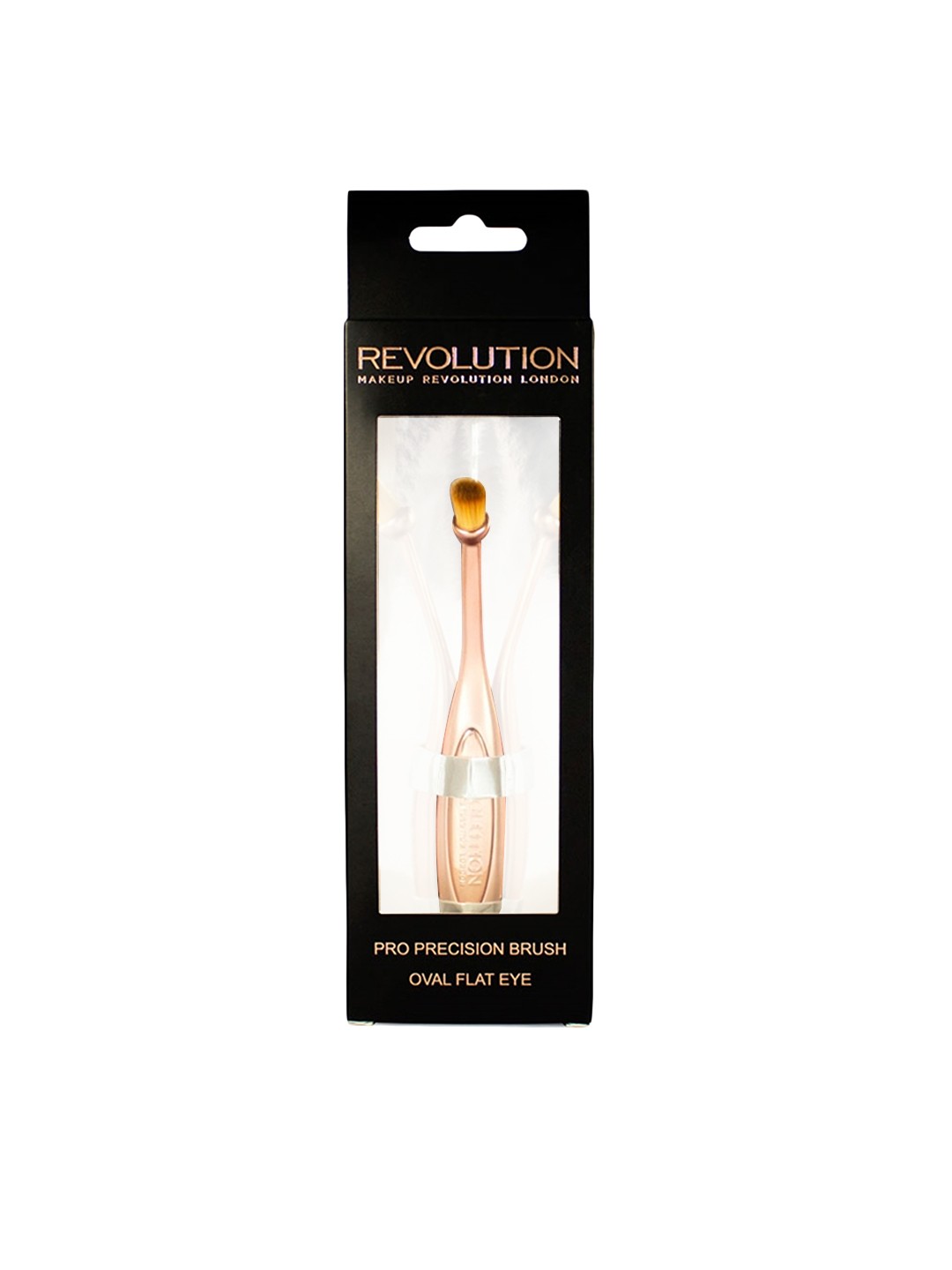

Makeup Revolution London Precision Brush Pro Oval Flat Eye 14cm, Black