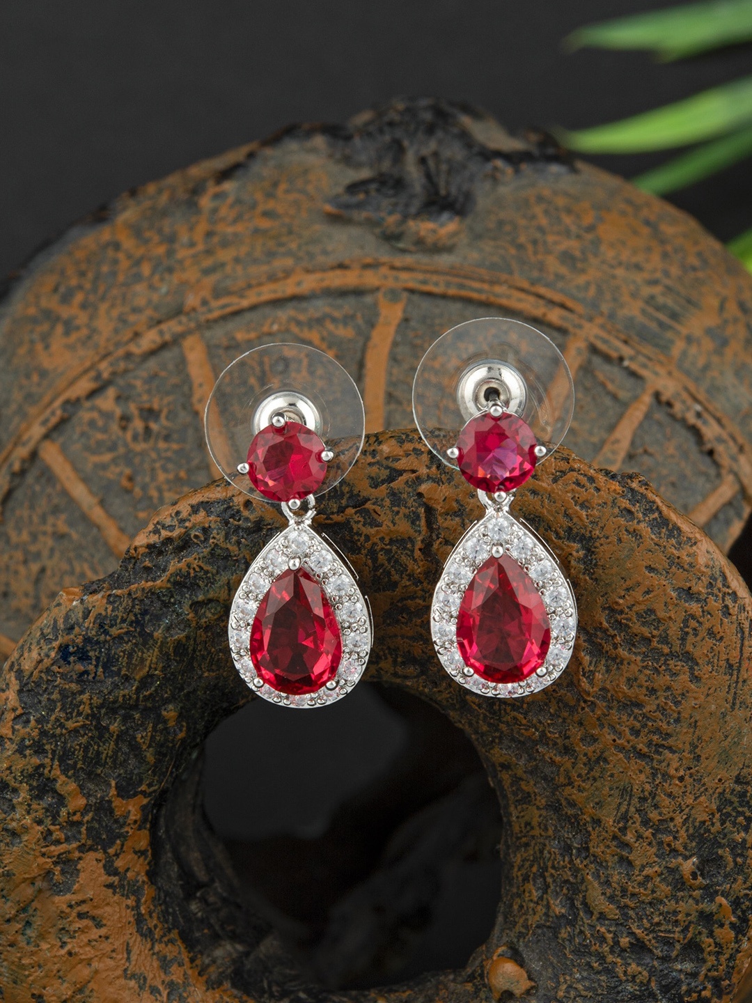 

E2O Contemporary Drop Earrings, Pink