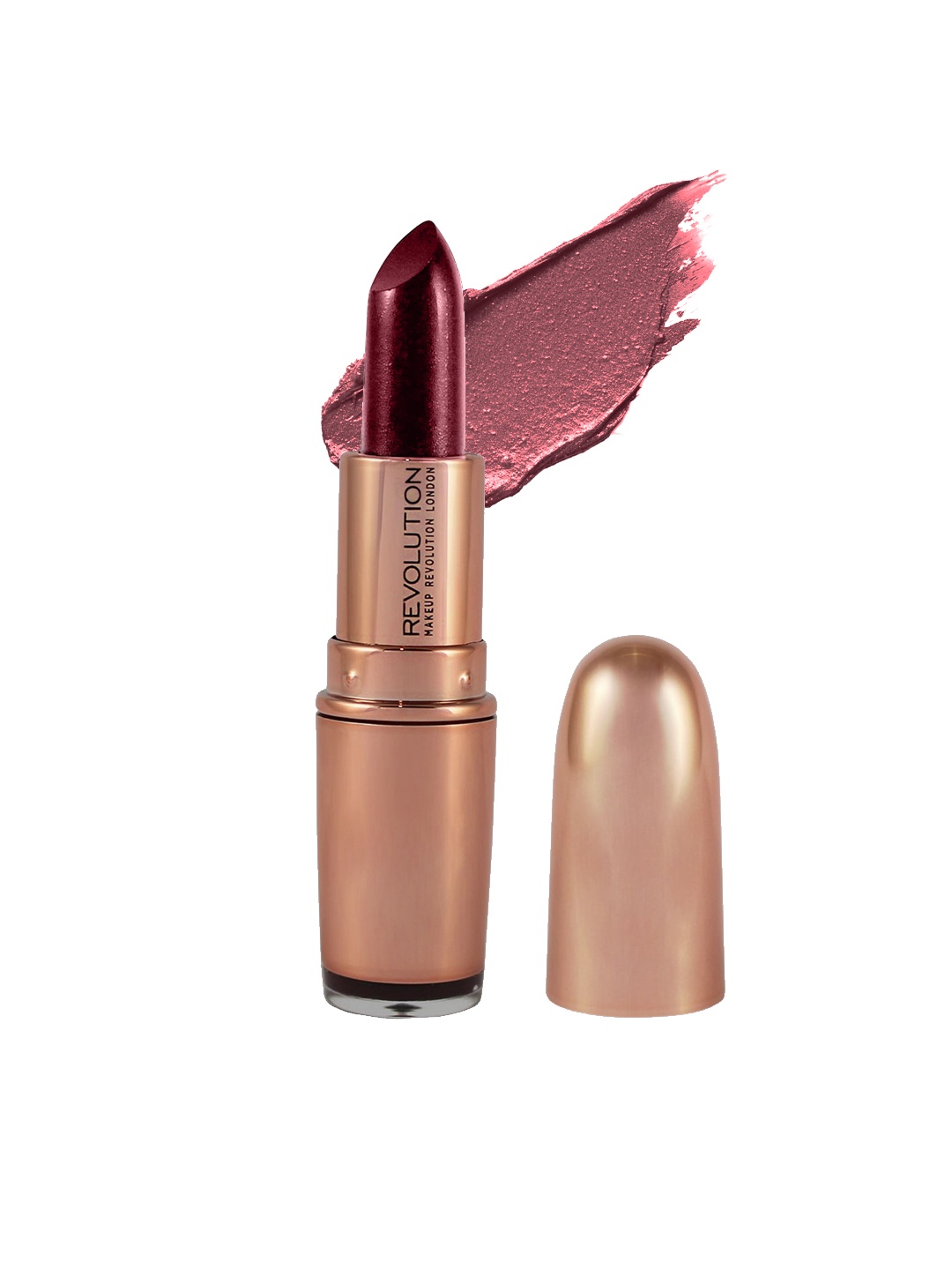 

Makeup Revolution Rose Gold Lipstick - Diamond Life, Maroon