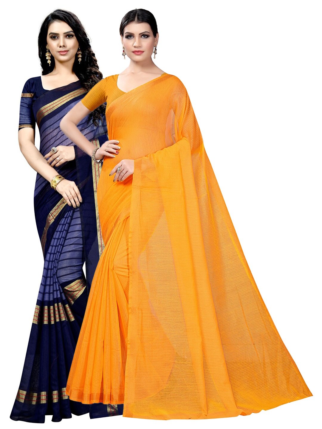 

Florence Ilkal Saree, Mustard
