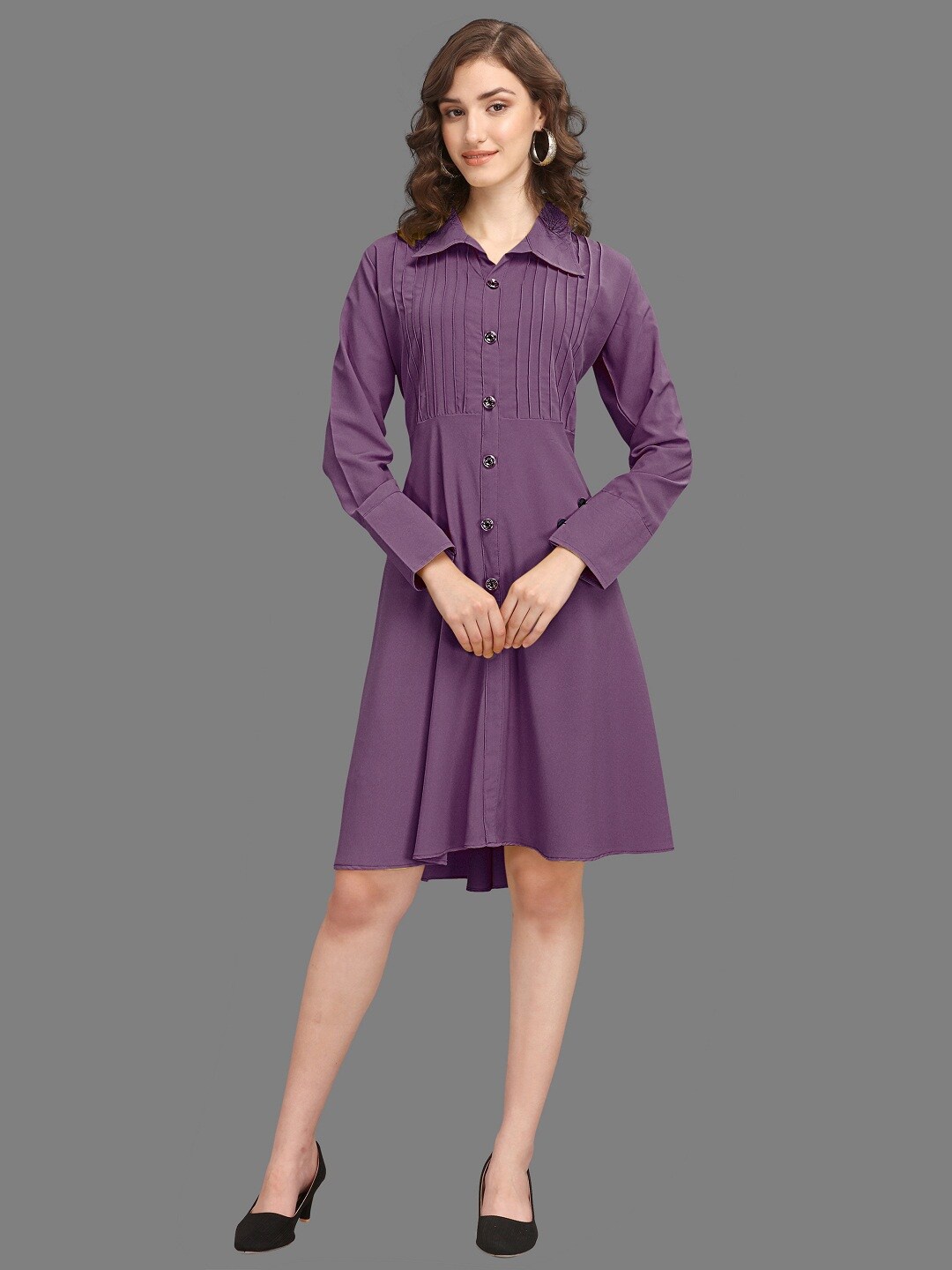 

Hinayat Fashion Purple Dress