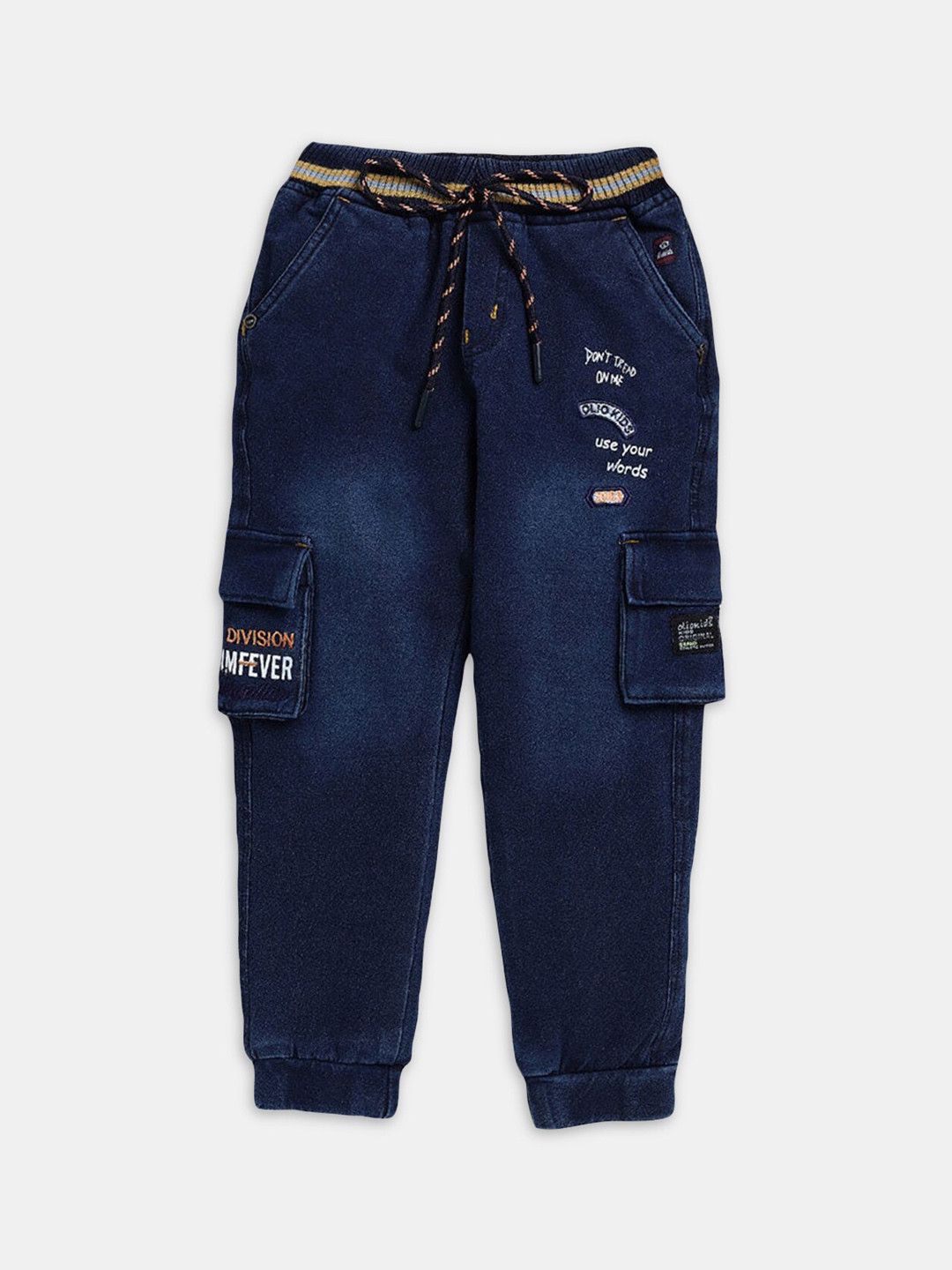 

Hopscotch Boys Mid-Rise Comfort Cotton Jeans, Blue