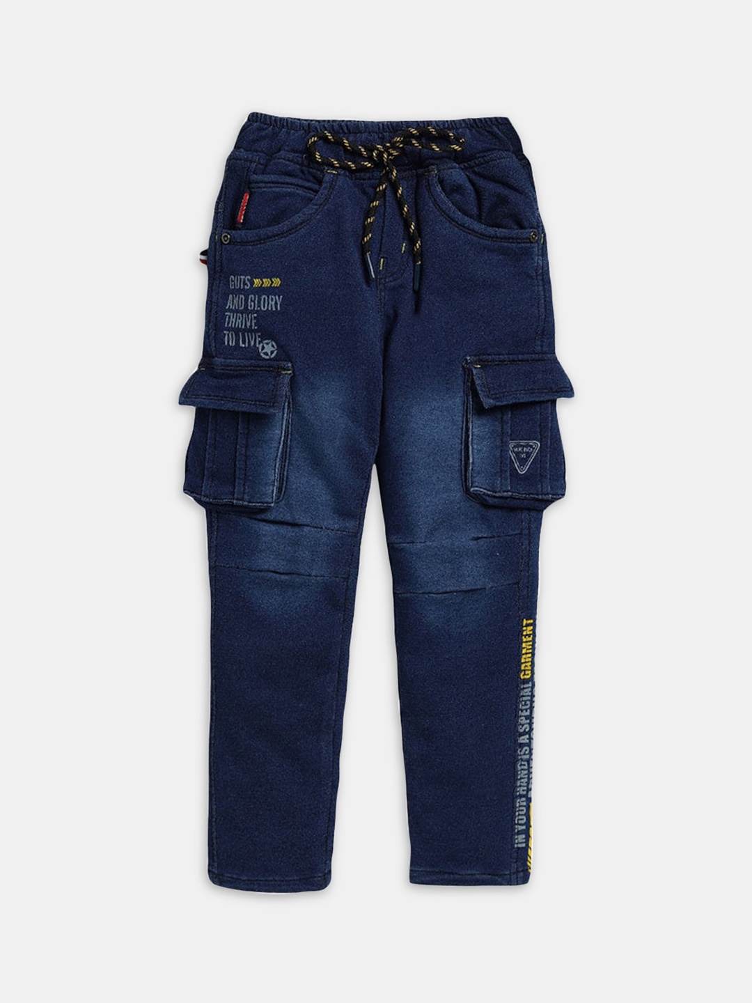 

Hopscotch Boys Comfort Light Fade Cotton Jeans, Blue