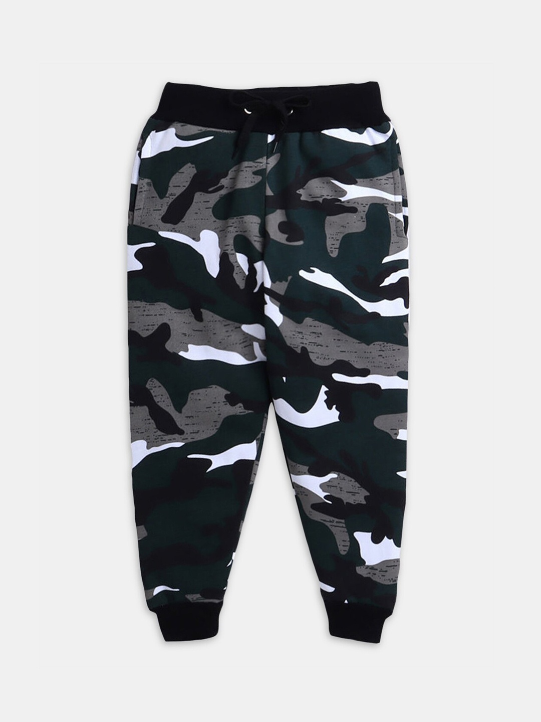 

Hopscotch Boys Camouflage Printed Joggers, Grey