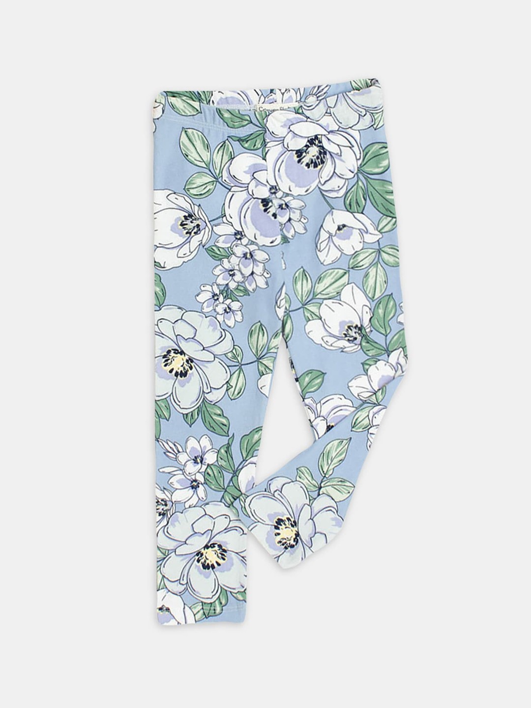 

Hopscotch Girls Printed Ankle-Length Leggings, Blue