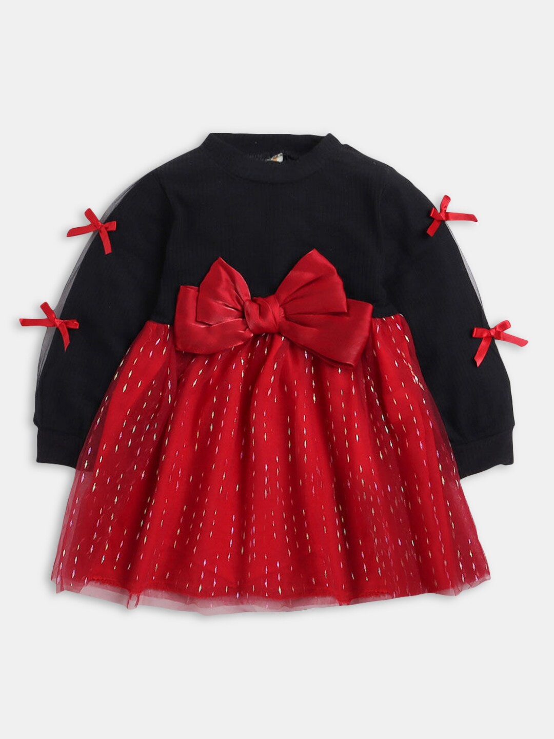 

Hopscotch Red Peplum Dress