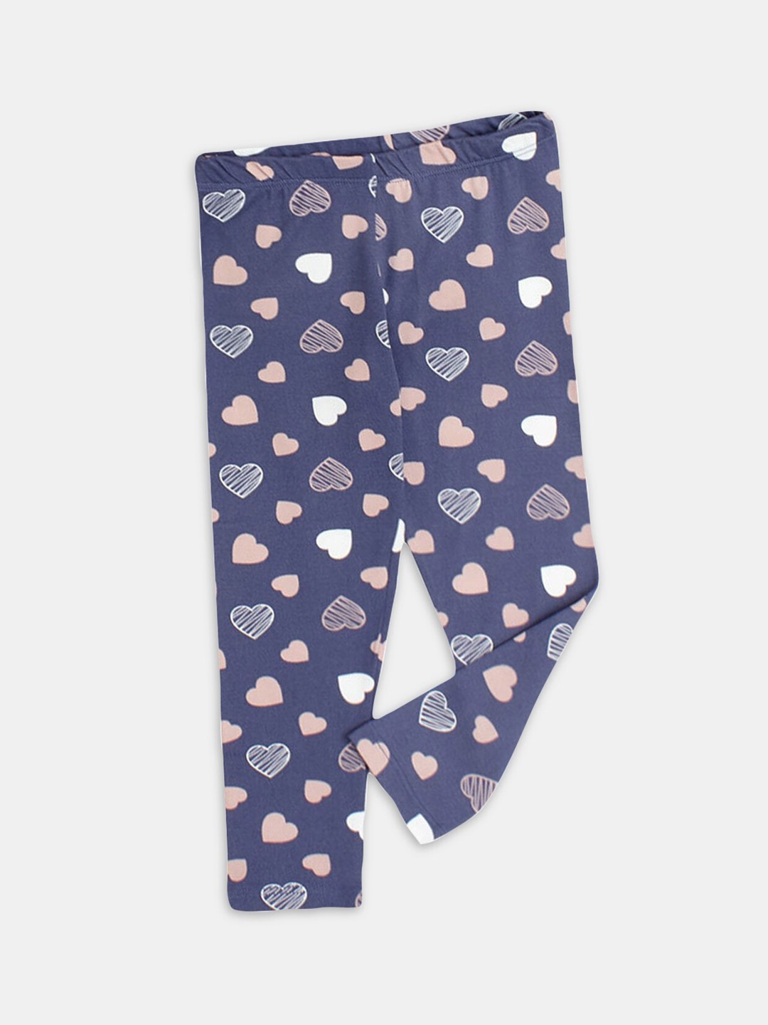 

Hopscotch Girls Printed Ankle-Length Leggings, Blue