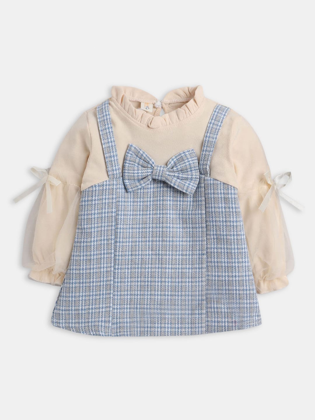 

Hopscotch Blue Checked Pinafore Dress