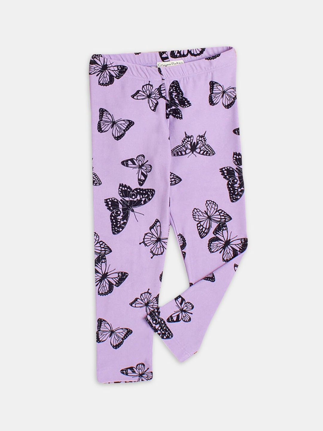 

Hopscotch Girls Printed Lounge Pants, Purple