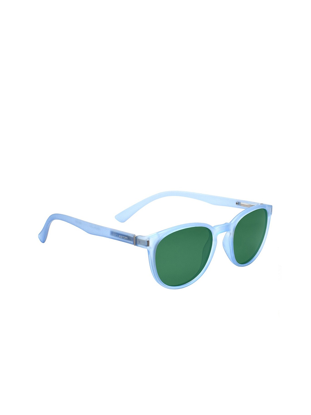 

Peter Jones Eyewear Browline Sunglasses with Polarised Lens PO639TBL, Blue