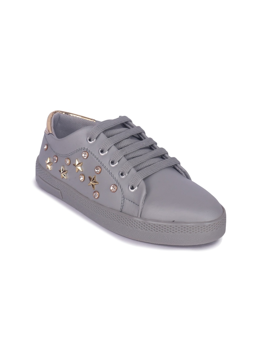 

HERE&NOW Women Embellished Sneakers, Grey