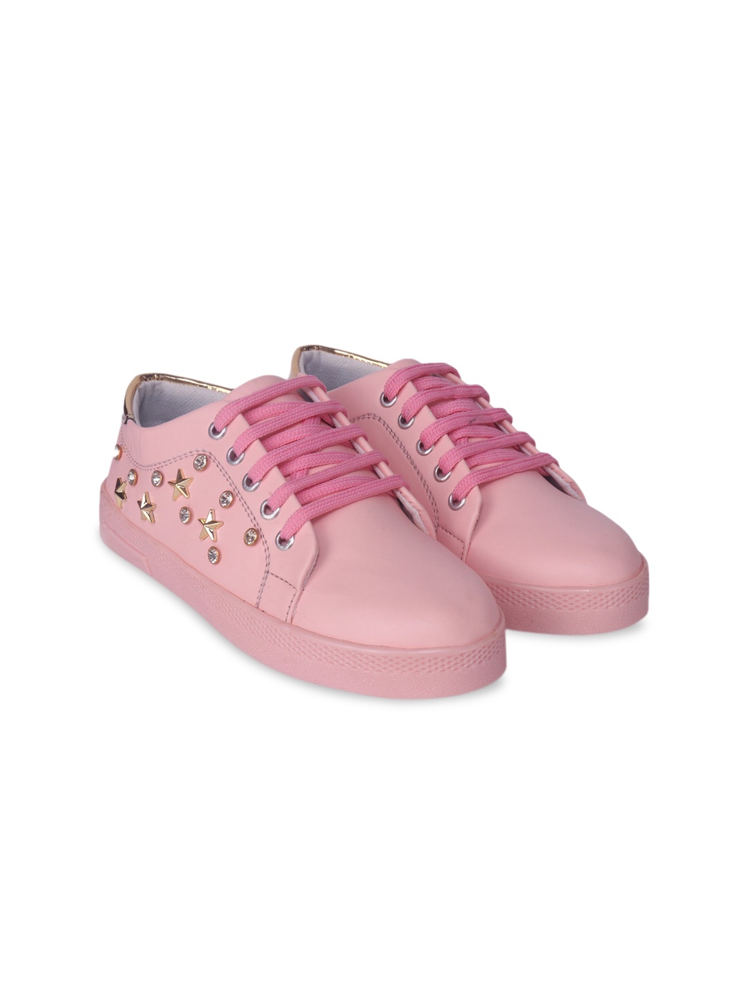 

HERE&NOW Women Embellished Sneakers, Pink