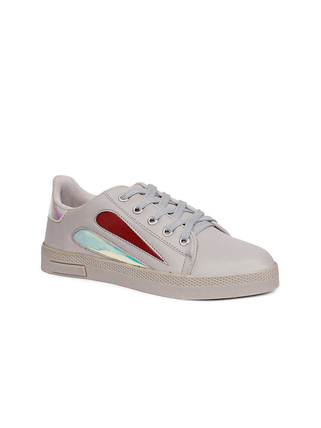 

HERE&NOW Women Colourblocked Sneakers, Grey