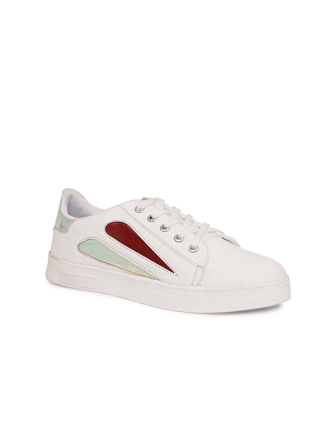 

HERE&NOW Women Colourblocked Sneakers, White