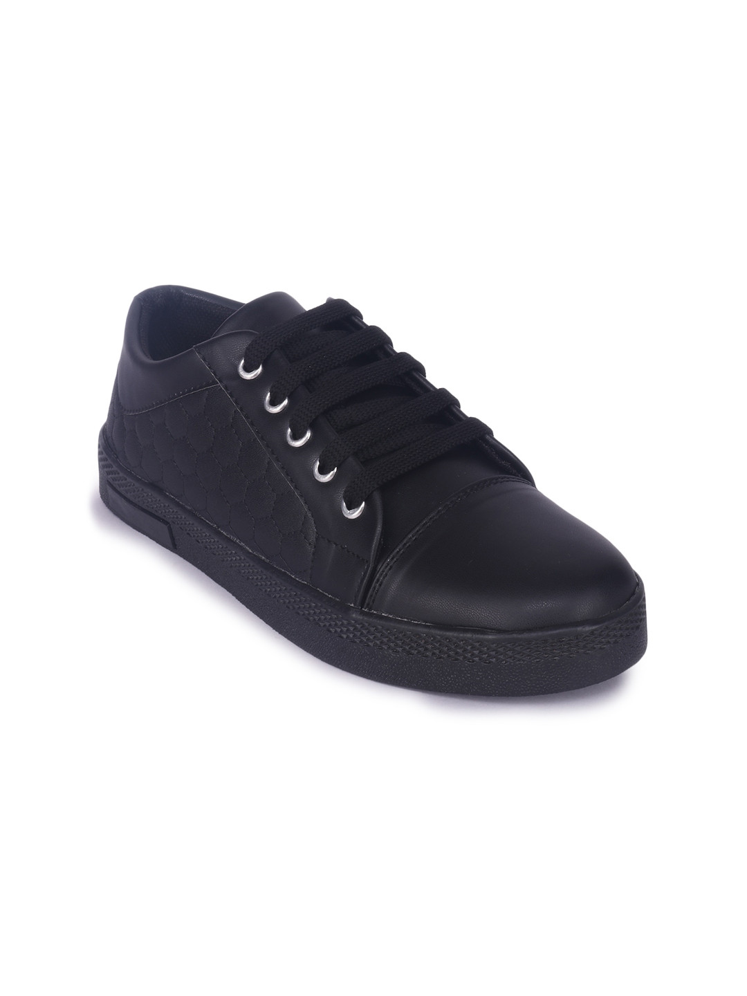 

HERE&NOW Women Lace-Up Sneakers, Black