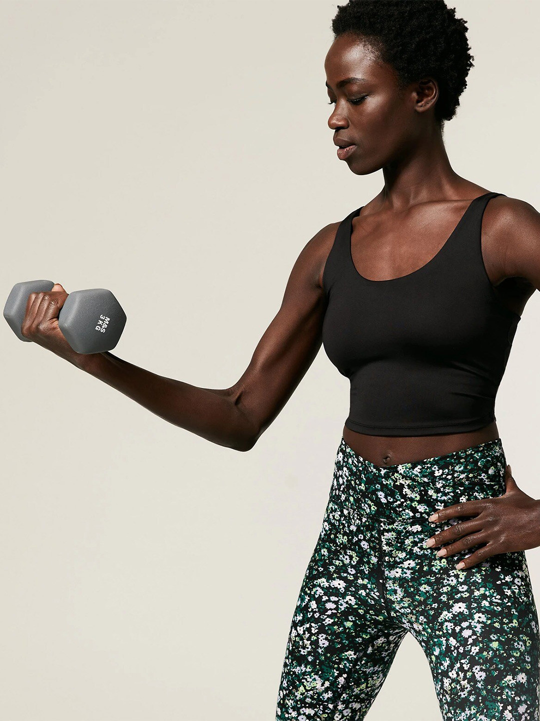 

Marks & Spencer Padded Seamless Non-Wired Sports Bra T336503BLACK, Black